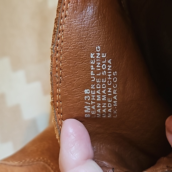 Guc Lucky brand leather boots sz 8 - Picture 6 of 8